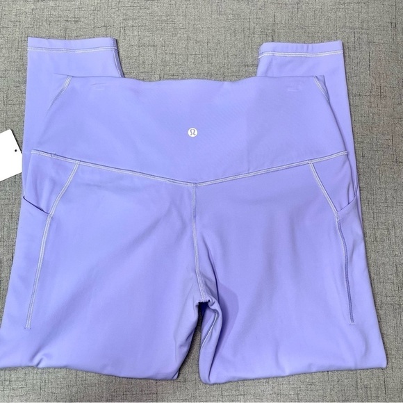 Lululemon Align High Rise Pant with Pockets Purple Lilac Smoke 14 Nwt - Picture 10 of 12